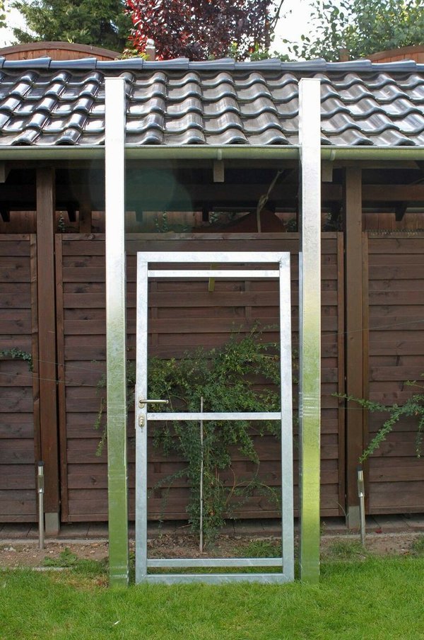 Details zu  Einfahrtstor Hoftor Gartentür 1,27m x 2.00m für eine bauseitige Holzfüllung Tür